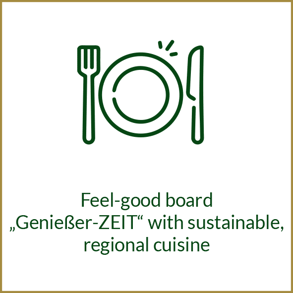 ULRICHSHOF Included services Feel-good board „Genießer-ZEIT“