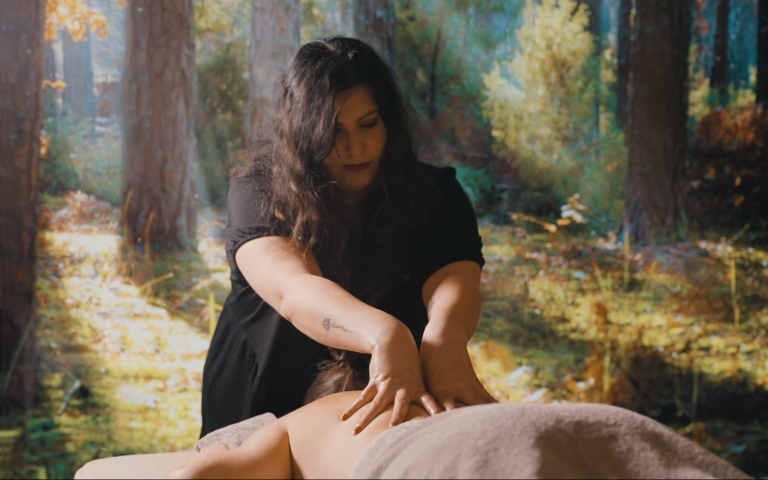 Massage im Wald-SPA im ULRICHSHOF
